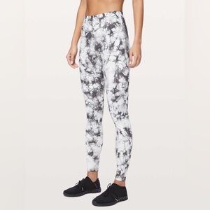 Lululemon 28” Wunder Under High-Rise Tights Leggings *Dual Shibori